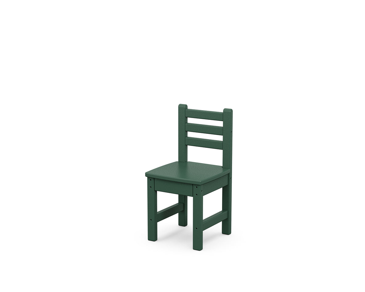 POLYWOOD Toddler Lakeside Dining Chair in Green