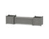 POLYWOOD 48" Country Living Straight Planter Storage Bench Set - Large in Slate Grey