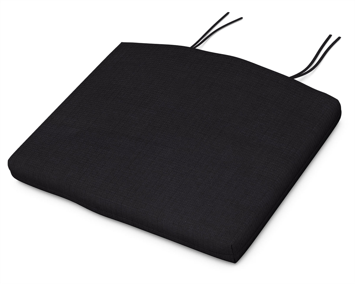 POLYWOOD Standard Seat Cushion 18"D x 22"W x 2.5"H in Midnight Linen