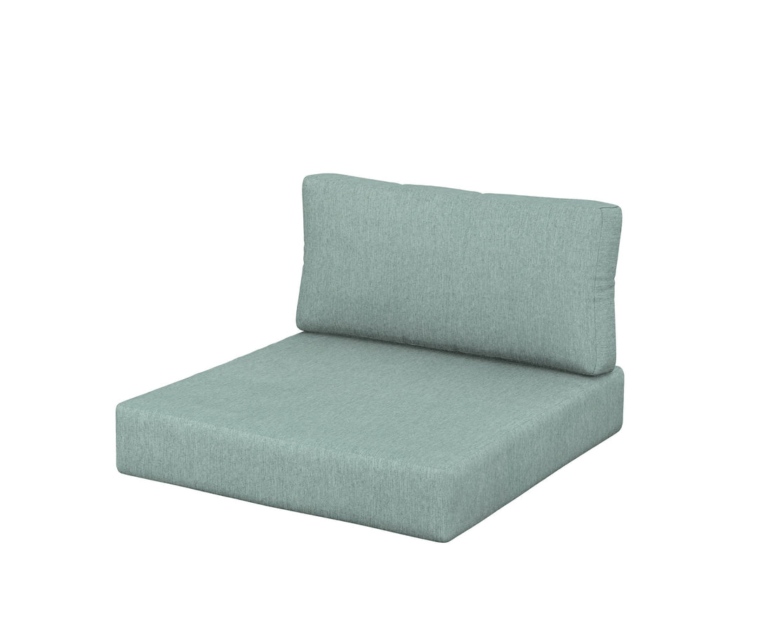 POLYWOOD Acadia Back/Seat Cushion Set in Glacier Spa