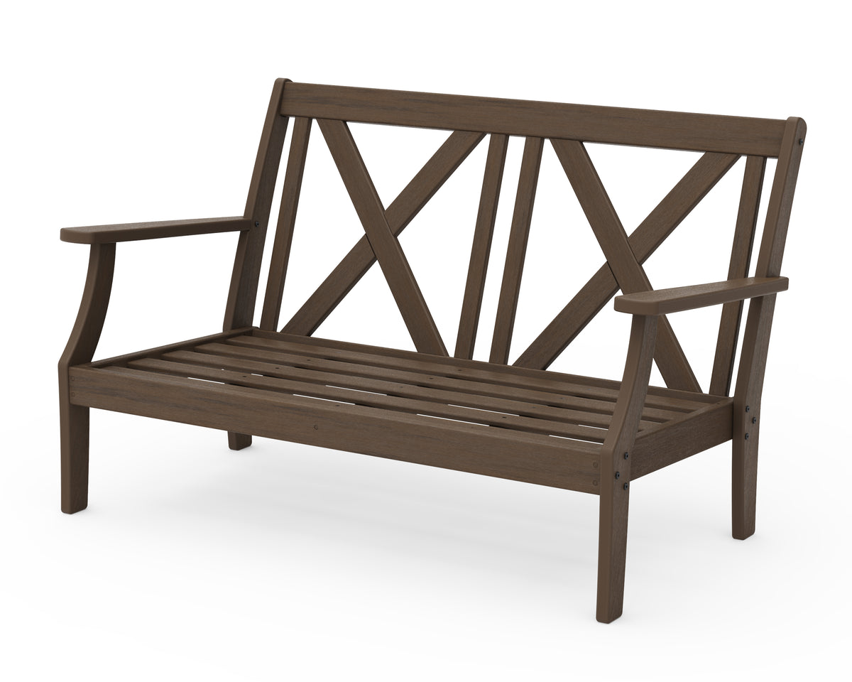 POLYWOOD Braxton Deep Seating Loveseat Frame in Kona