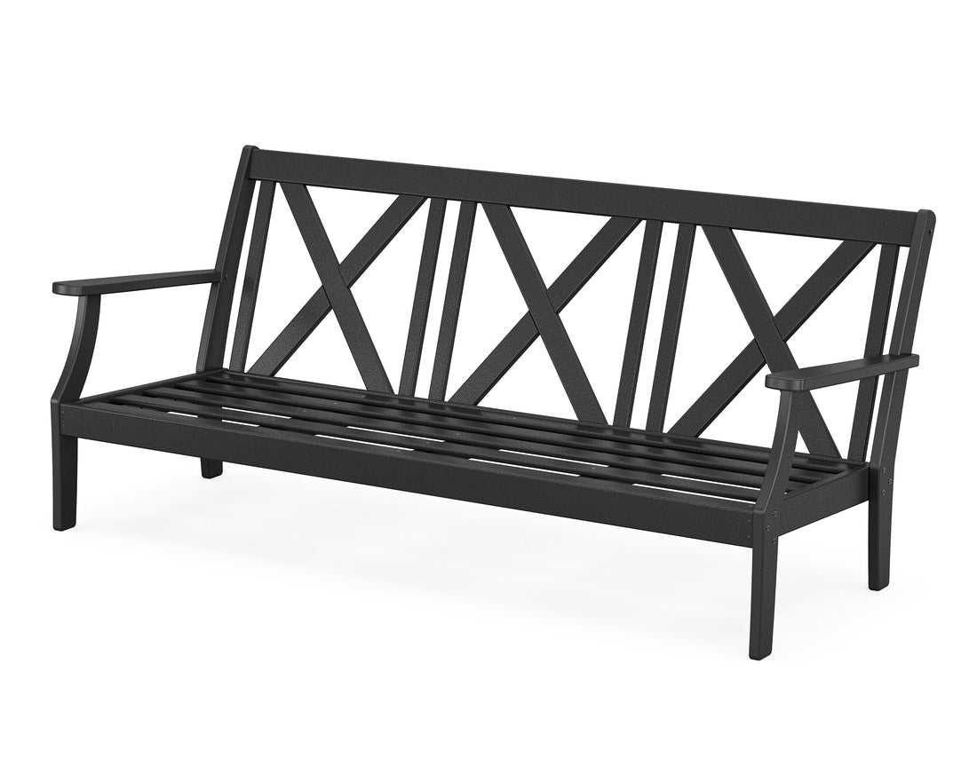 POLYWOOD Braxton Deep Seating Sofa Frame in Black