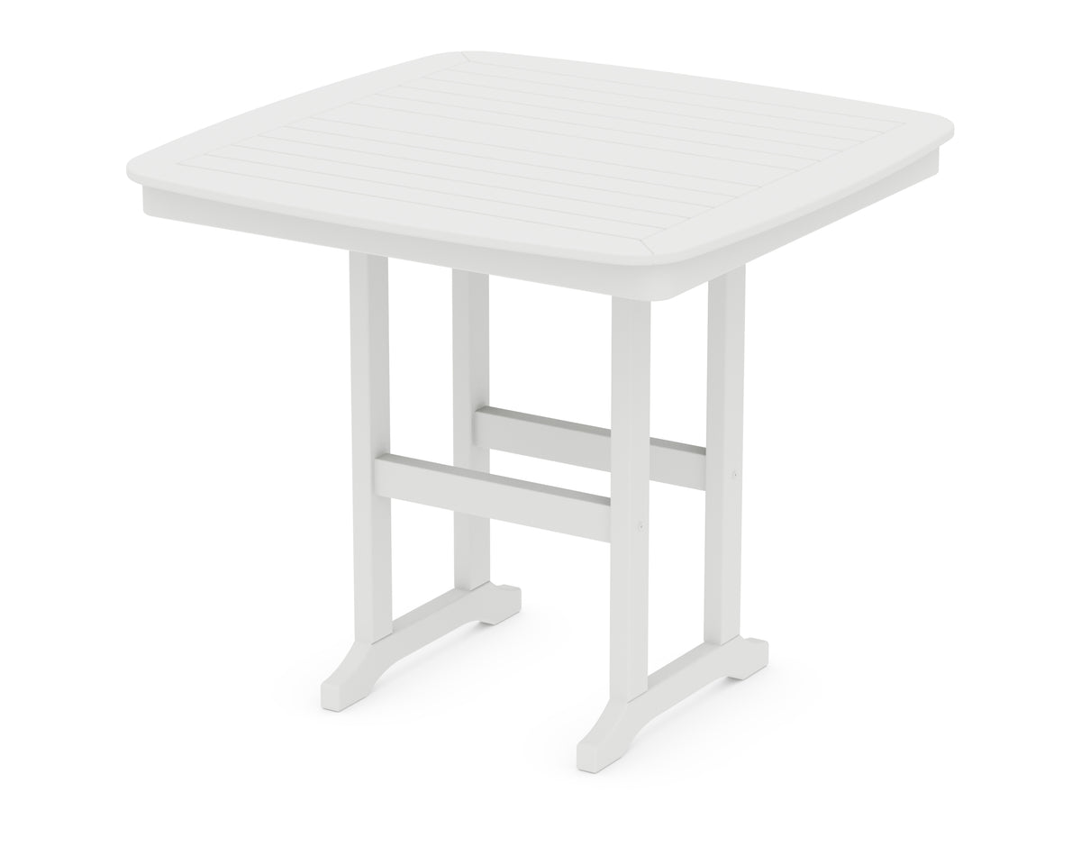 POLYWOOD Nautical 44" Counter Table in White
