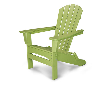 POLYWOOD Palm Coast Folding Adirondack in Lime