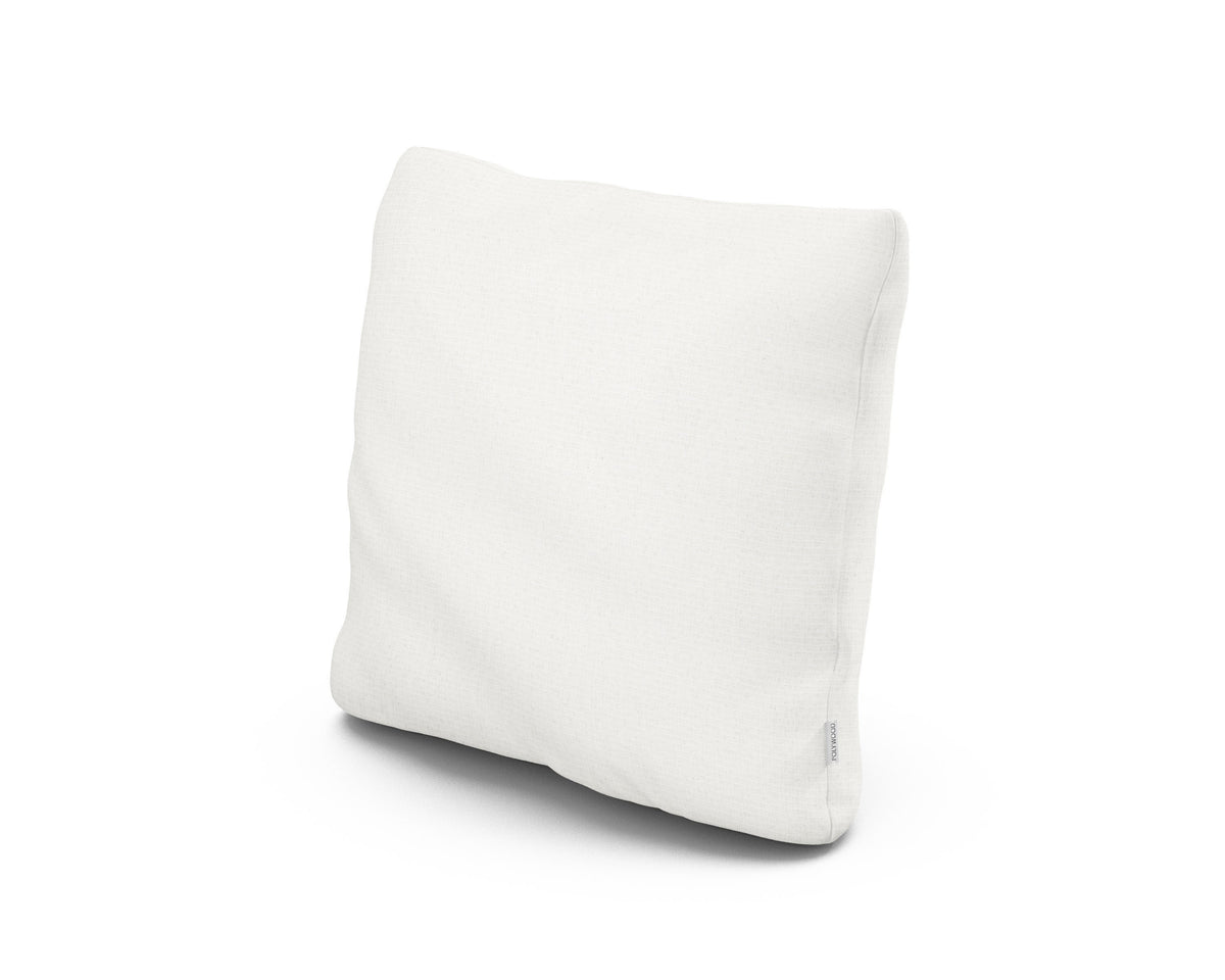 POLYWOOD 18" Outdoor Throw Pillow in Natural Linen