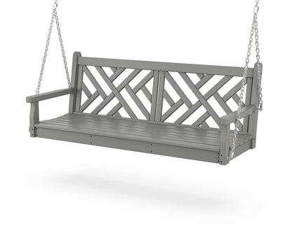 POLYWOOD Chippendale 60" Swing in Slate Grey