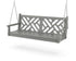 POLYWOOD Chippendale 60" Swing in Slate Grey