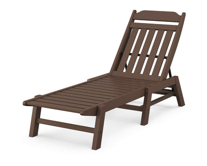 POLYWOOD Cottage Chaise in Mahogany