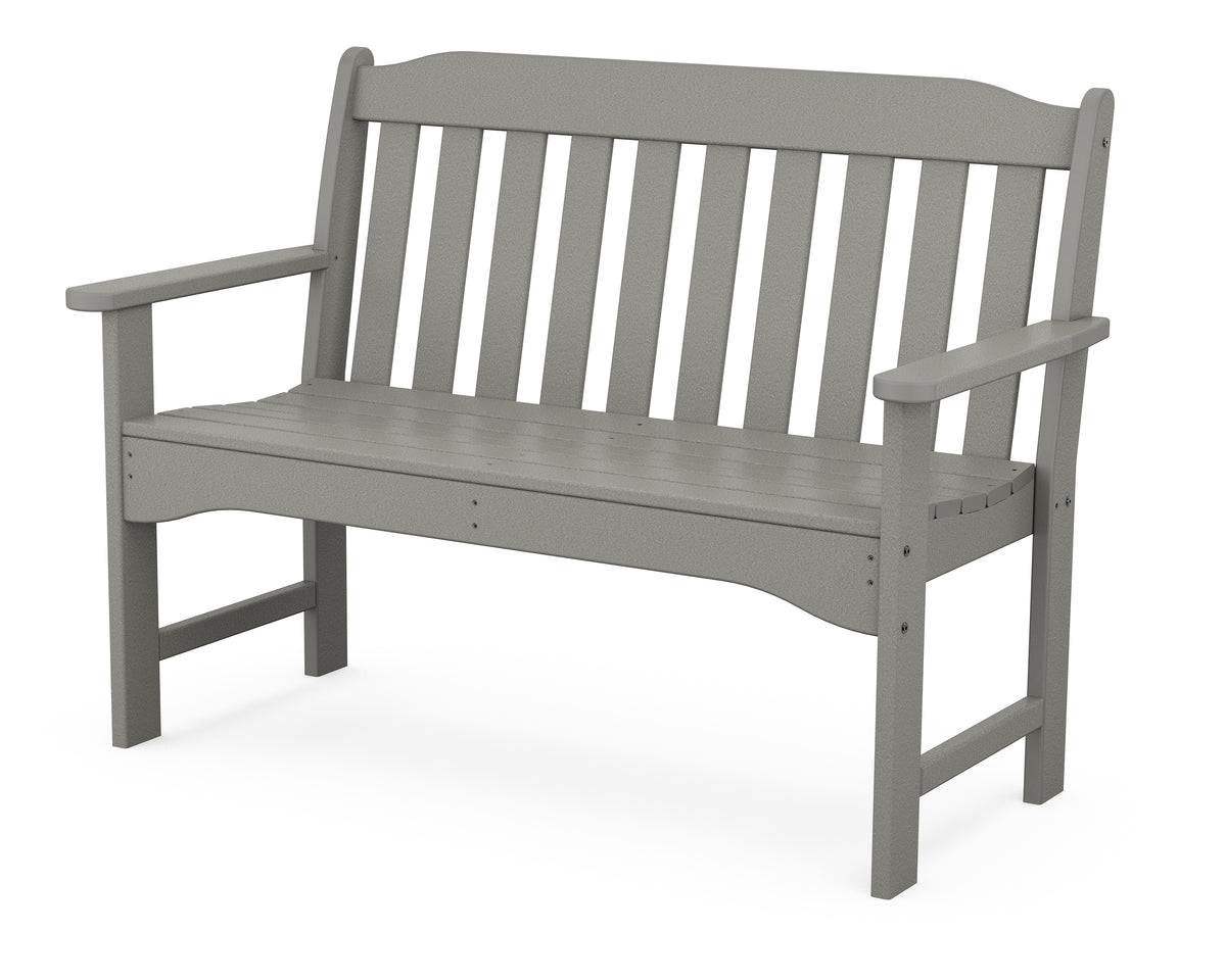 POLYWOOD Country Living 48" Garden Bench in Slate Grey