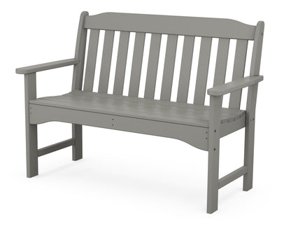 POLYWOOD Country Living 48" Garden Bench in Slate Grey
