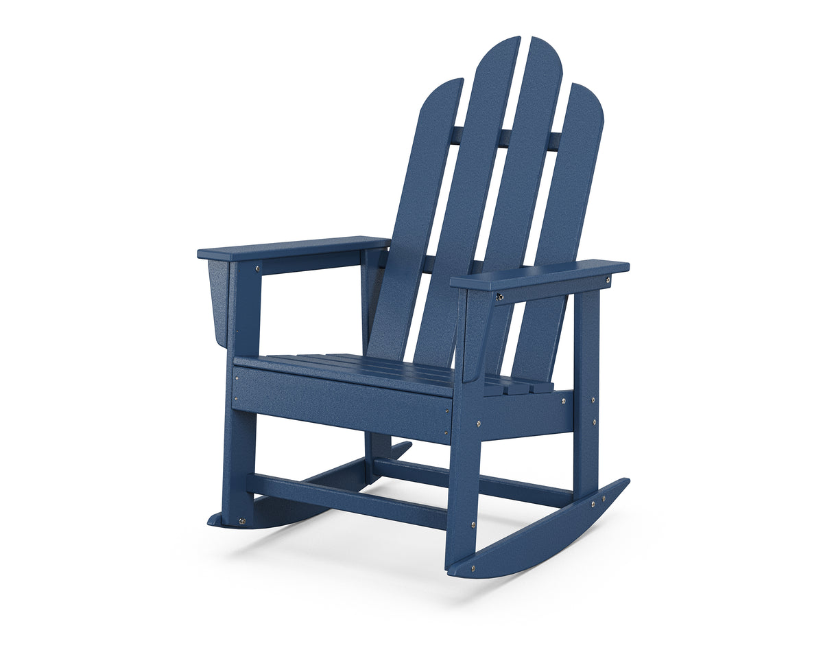 POLYWOOD Long Island Rocking Chair in Navy