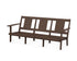 POLYWOOD Prairie Deep Seating Sofa Frame in Mahogany