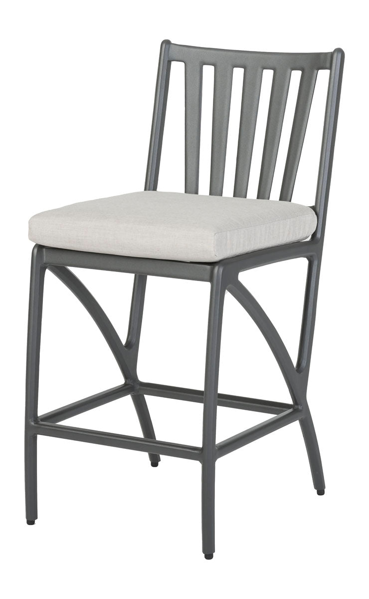 Gensun Amari Cushion Balcony Stool in Carbon