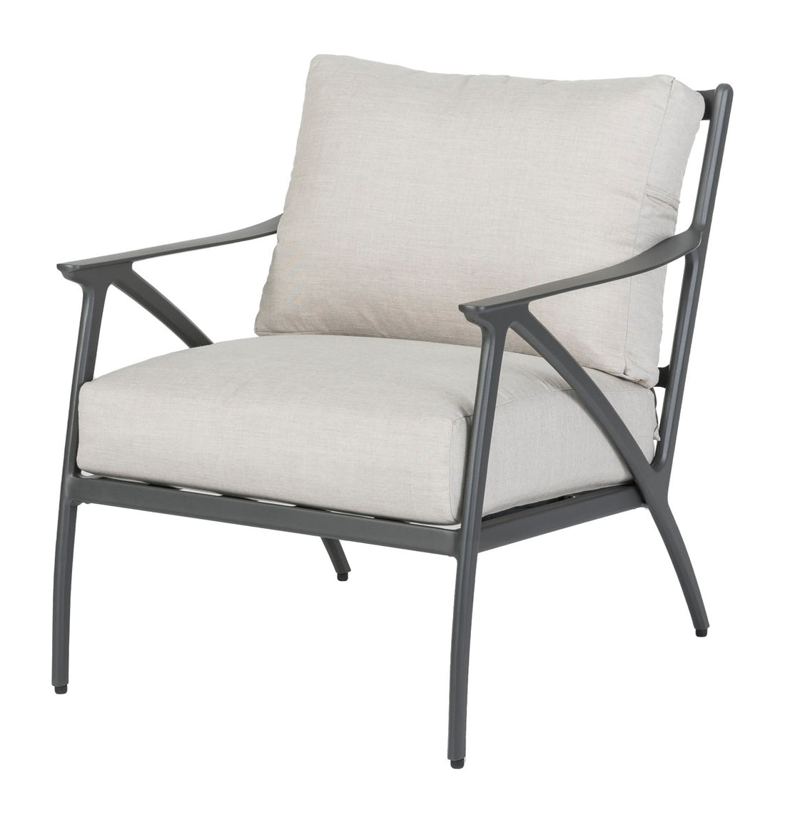Gensun Amari Cushion Lounge Chair in Carbon