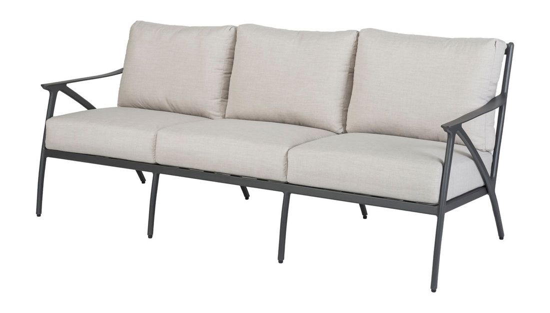 Gensun Amari Cushion Sofa in Carbon