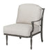 Gensun Bel Air Left Arm Lounge Chair in Midnight Gold