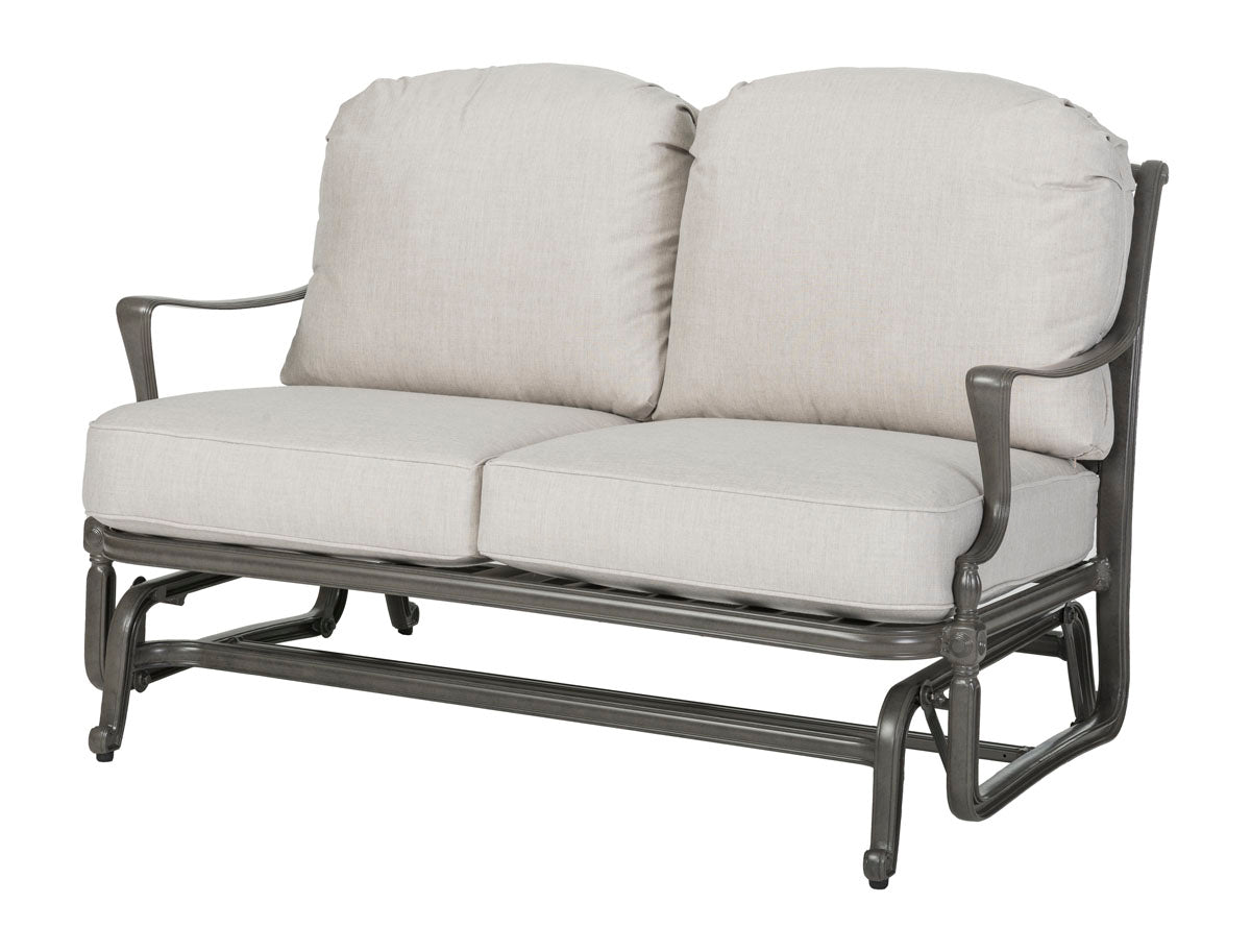 Gensun Bel Air Loveseat Glider in Midnight Gold