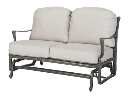 Gensun Bel Air Loveseat Glider in Midnight Gold