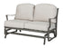Gensun Bel Air Loveseat Glider in Midnight Gold