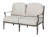 Gensun Bel Air Loveseat in Midnight Gold