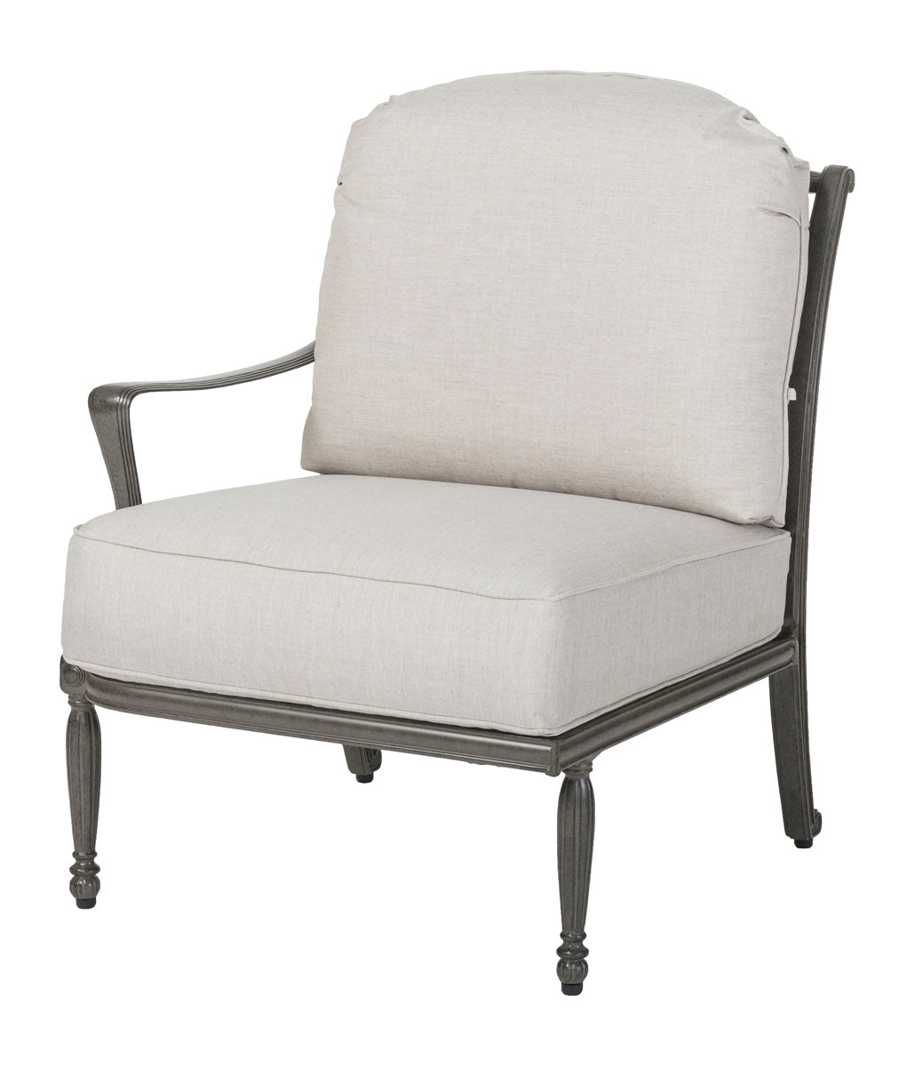 Gensun Bel Air Right Arm Lounge Chair in Midnight Gold