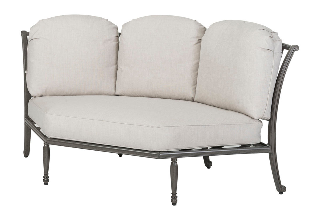 Gensun Bel Air Three-Back Corner Chair in Midnight Gold