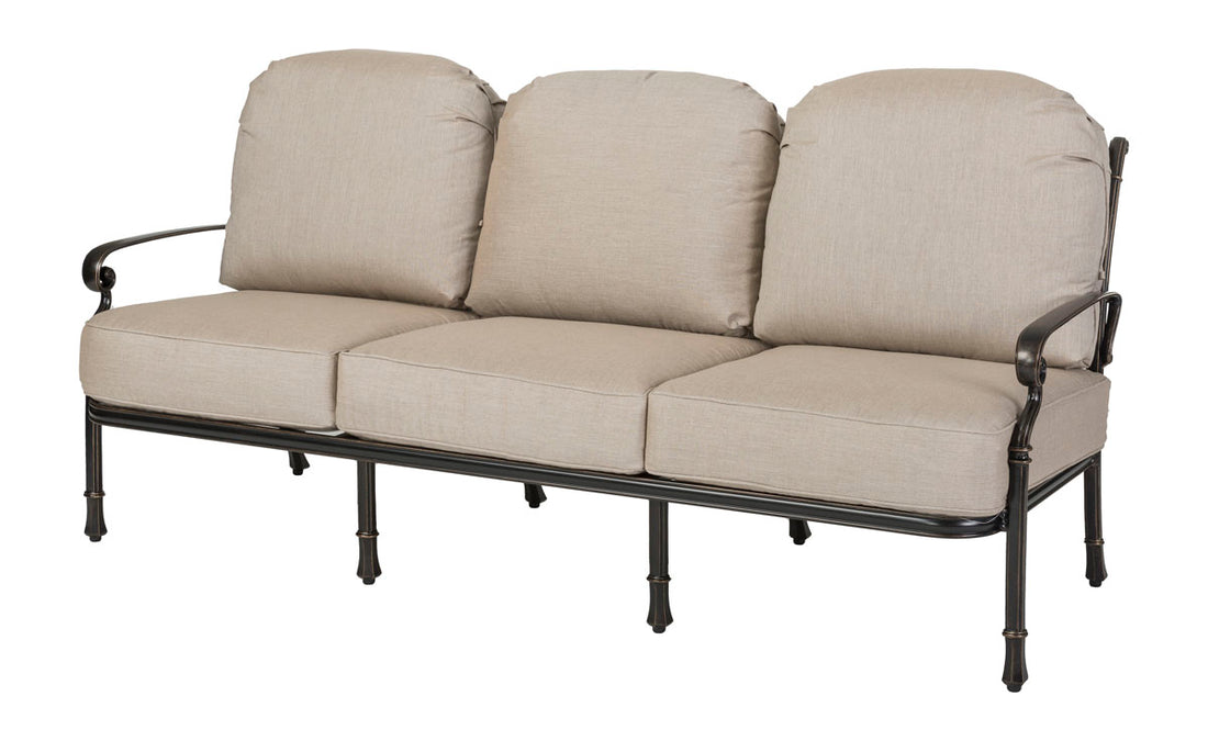 Gensun Bella Vista Cushion Sofa in Midnight Gold