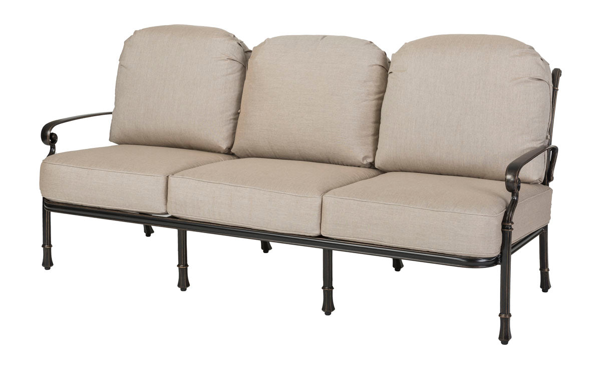 Gensun Bella Vista Cushion Sofa in Midnight Gold