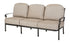 Gensun Bella Vista Cushion Sofa in Midnight Gold
