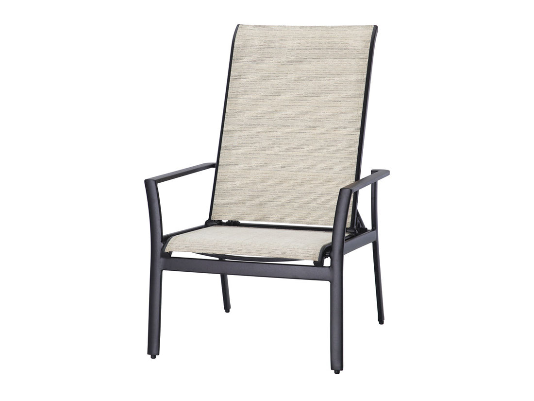 Gensun Echelon Sling Reclining Chair in Carbon