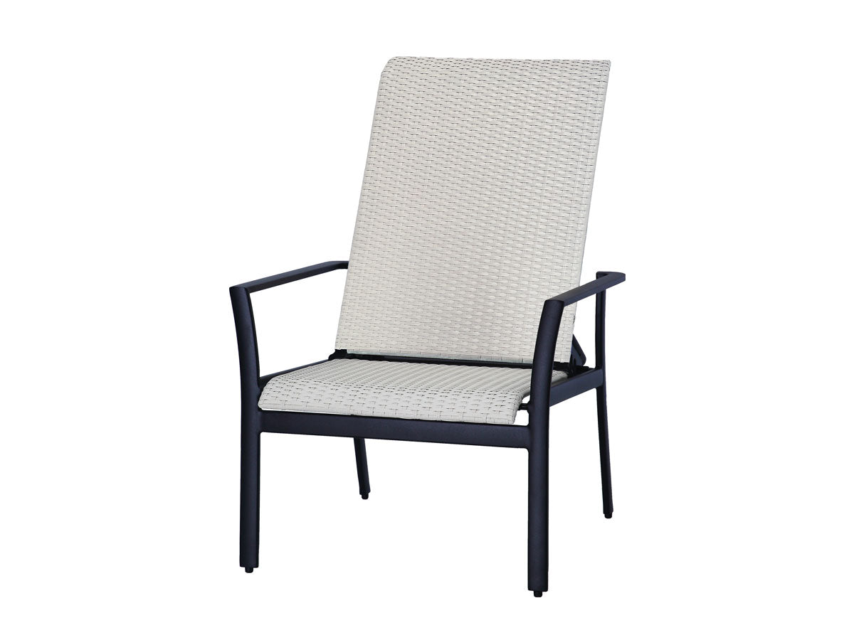 Gensun Echelon Woven Reclining Chair in Carbon