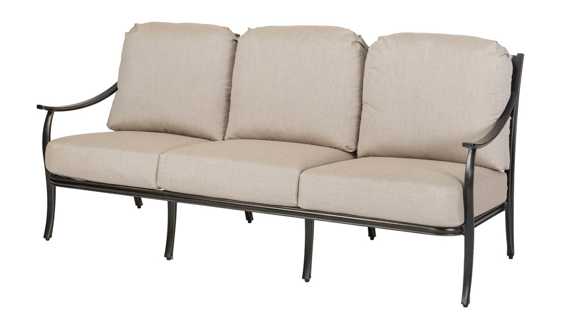 Gensun Edge Cushion Sofa in Midnight Gold