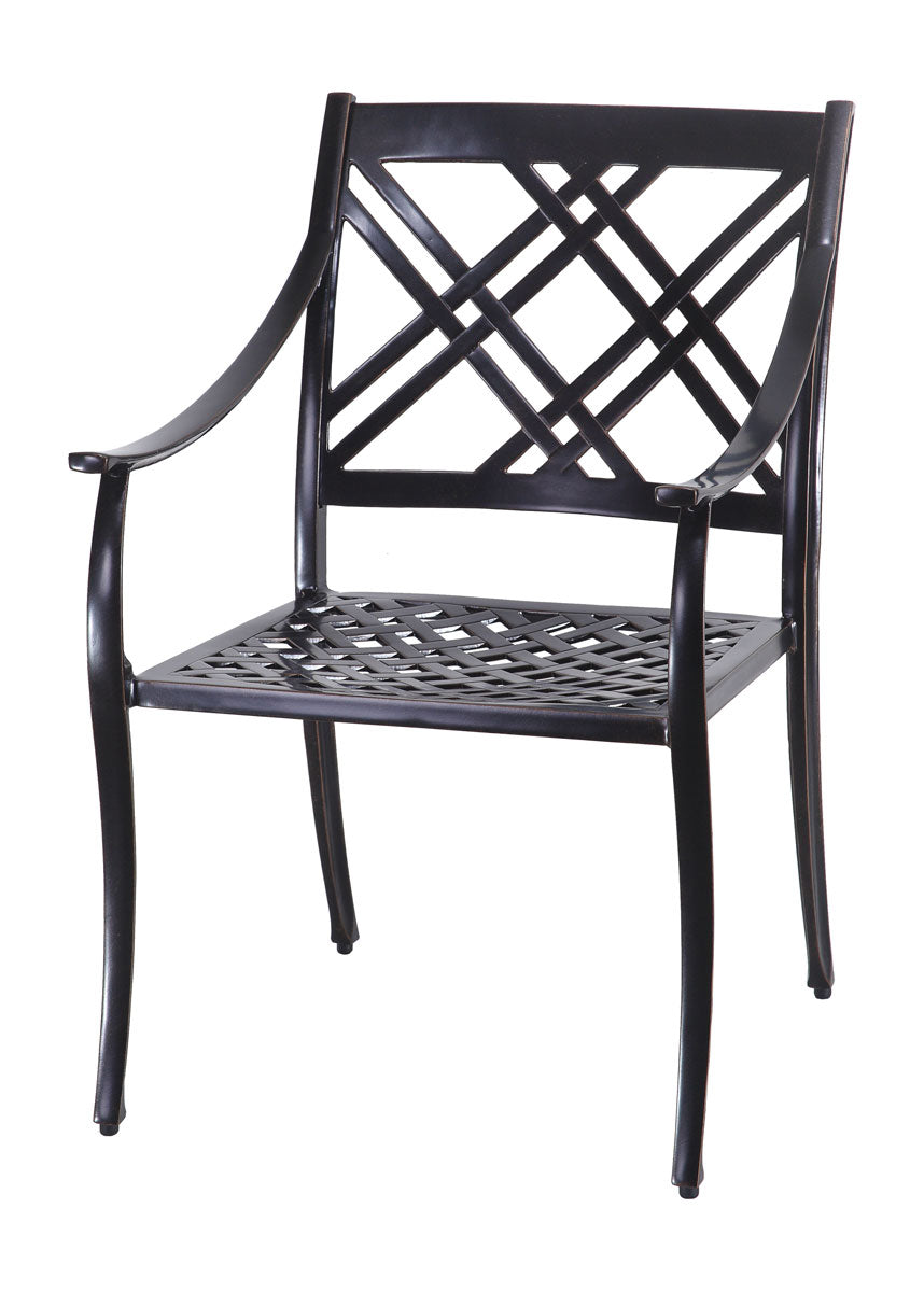 Gensun Edge Dining Chair in Midnight Gold