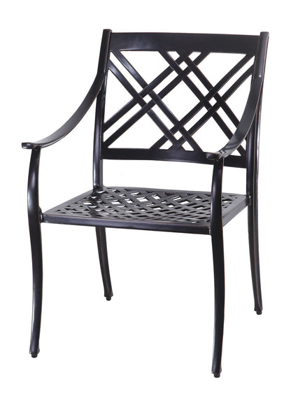 Gensun Edge Dining Chair in Midnight Gold