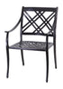 Gensun Edge Dining Chair in Midnight Gold