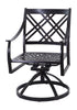 Gensun Edge Swivel Rocker in Midnight Gold