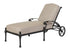 Gensun Florence Cushion Chaise Lounge in Carbon