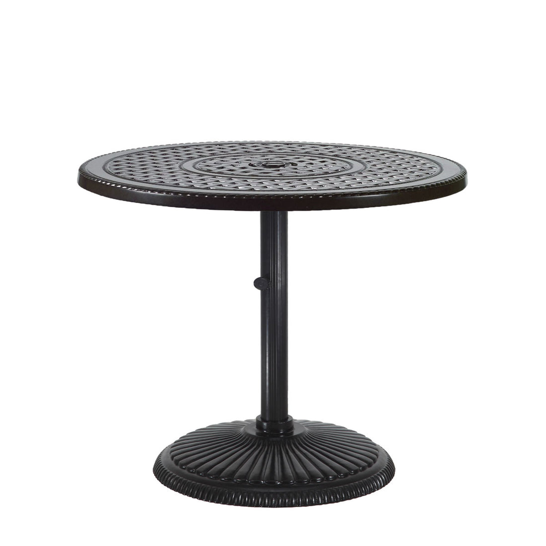 Gensun Grand Terrace 36" Round Pedestal Table in Desert Bronze