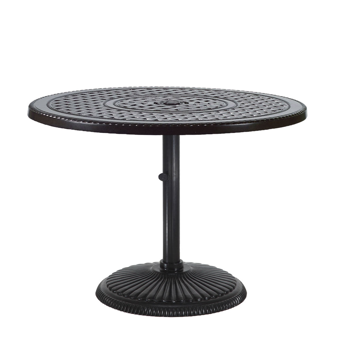 Gensun Grand Terrace 42" Round Pedestal Table in Desert Bronze