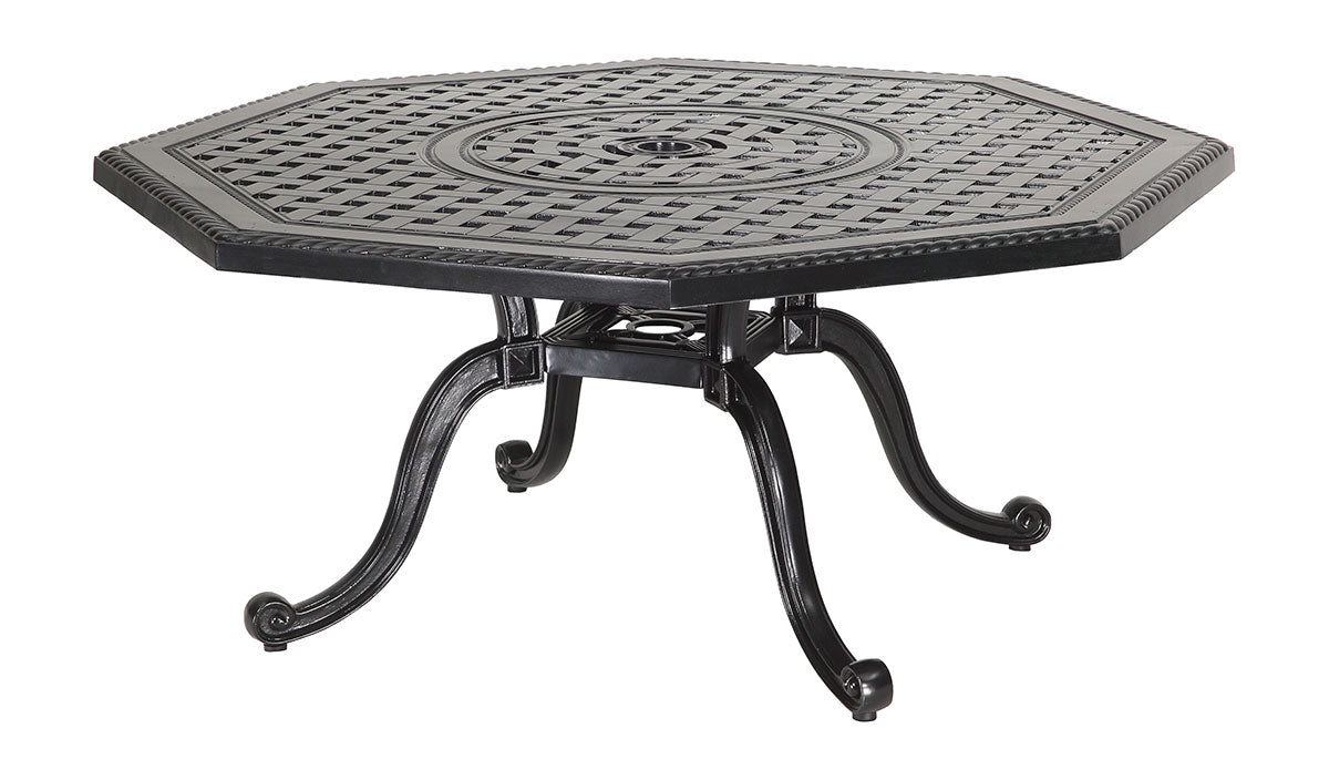Gensun Grand Terrace 45" Octagon Chat Table in Desert Bronze