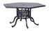 Gensun Grand Terrace 62" Hexagon Dining Table in Desert Bronze