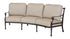 Gensun Grand Terrace Curved Sofa in Desert Bronze