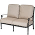 Gensun Grand Terrace High Back Loveseat in Desert Bronze