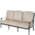 Gensun Grand Terrace High Back Sofa in Desert Bronze