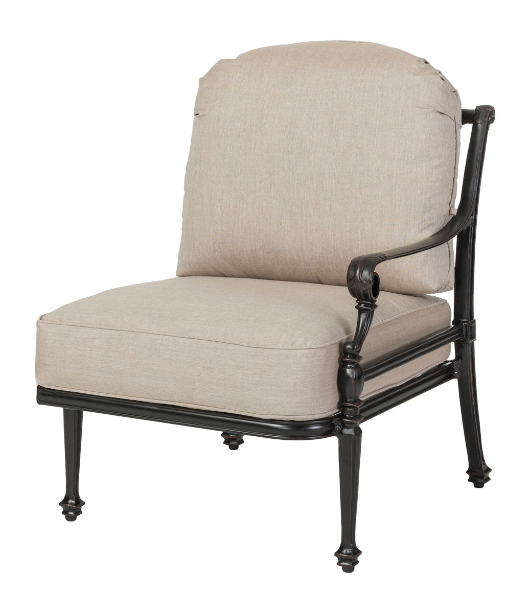 Gensun Grand Terrace Left Arm Lounge Chair in Desert Bronze