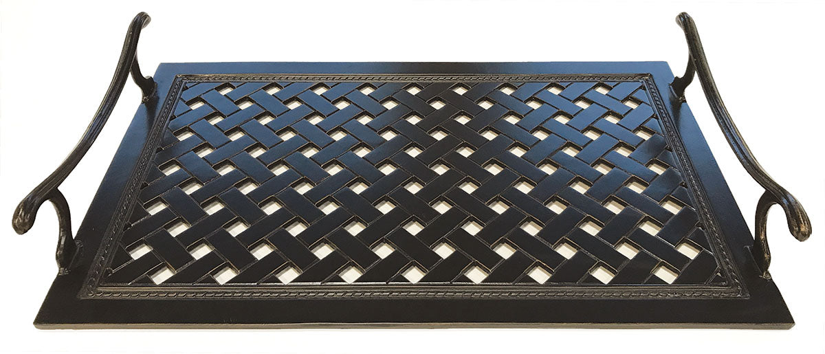 Gensun Grand Terrace Serving Tray in Desert Bronze