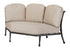 Gensun Grand Terrace Three-Back Corner Chair in Desert Bronze