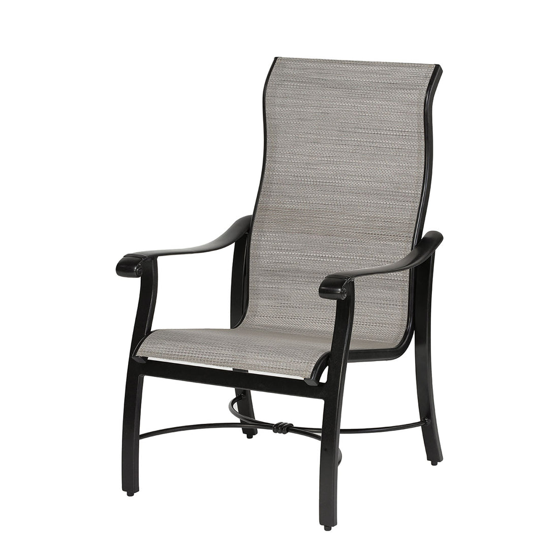 Gensun Lucerne Sling High Back Dining Chair in Midnight Gold