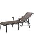 Gensun Lucerne Woven Chaise Lounge in Midnight Gold