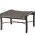 Gensun Lucerne Woven Ottoman in Midnight Gold